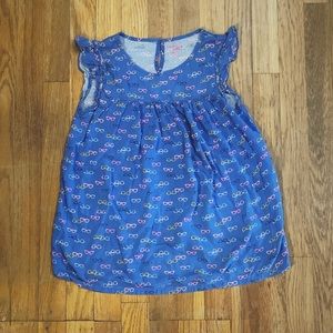 Girls Size 10/12 Flowy Eyeglass Top